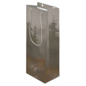 "Morning Mountain" Wijn Cadeautas (Voorkant Gekanteld)