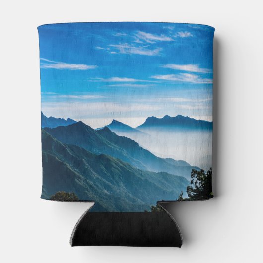 Morning Mountains Mist Landschap Blikjeskoeler (Achterkant)