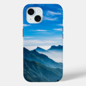 Morning Mountains Mist Landschap Case-Mate iPhone Case (Achterkant)