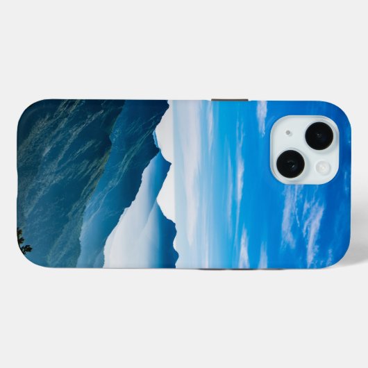 Morning Mountains Mist Landschap Case-Mate iPhone Case (Achterkant (horizontaal))