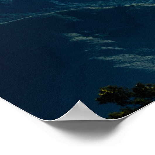 Morning Mountains Mist Landschap Poster (Hoek)