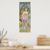 Morning, Mucha Poster (Keuken)