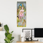 Morning, Mucha Poster (Thuiskantoor)