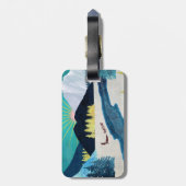 Morning Musher Bagagelabel (Achterkant verticaal)