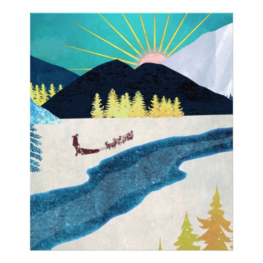 Morning Musher Foto Afdruk (Voorkant)