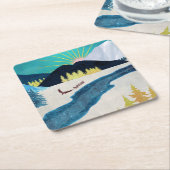 Morning Musher Kartonnen Onderzetters (Schuin)