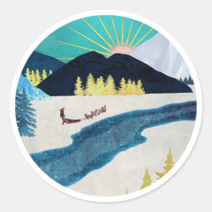 Morning Musher Ronde Sticker