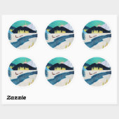 Morning Musher Ronde Sticker (Vel)