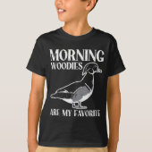 Morning My Favorite Duck Hunting Funny Hunter Men T-shirt (Voorkant)