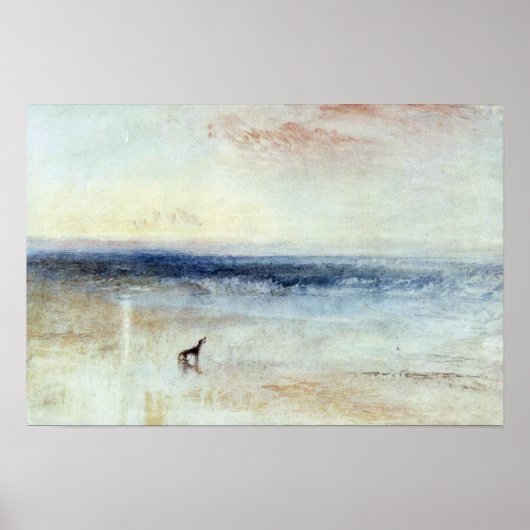 Morning na schipbreuk door Joseph William Turner Poster (Voorkant)