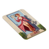 Morning Newspaper Pin-Up Girl Magneet (Rechterzijde)