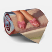 Morning Newspaper Pin-Up Girl Stropdas (Opgerold)