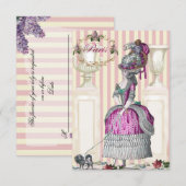 Morning omlaag door Champs-Élysées RSVP (Voorkant / Achterkant)