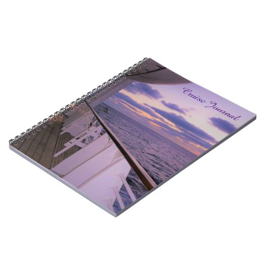 Morning on Board Cruise Journal Notitieboek (Linkerzijde)