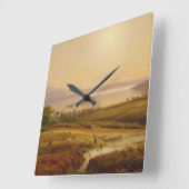 Morning op Lago Maggiore Vierkante Klok (Hoek)