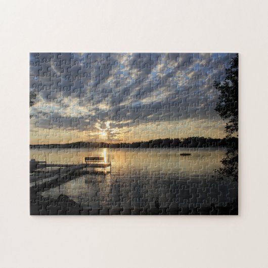 Morning op Round Lake Puzzle Legpuzzel (Horizontaal)