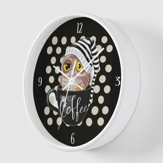 Morning Owl Black Tan Polka Dots (Hoek)