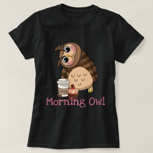 Morning Owl T-Shirt (Design voorkant)