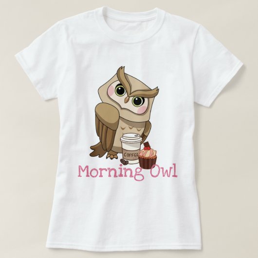 Morning Owl T-Shirt (Design voorkant)