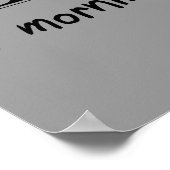 Morning People Poster (Hoek)