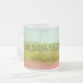 Morning Person Mug Matglas Koffiemok (Voorkant links)