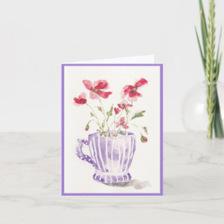 Morning Poppies Greeting Card Kaart