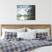 Morning Prayer Bijbel Verse Canvas (Insitu (Slaapkamer))