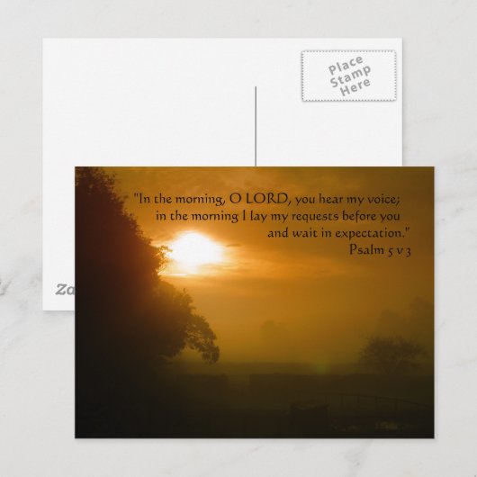 Morning Prayer | Briefkaart (Voorkant / Achterkant)