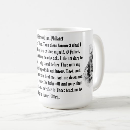 Morning Prayer Coffee Mok (Voorkant rechts)