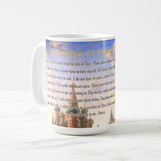 Morning Prayer Coffee Mok (Voorkant links)