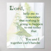 Morning Prayer Poster (Voorkant)