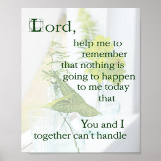 Morning Prayer Poster