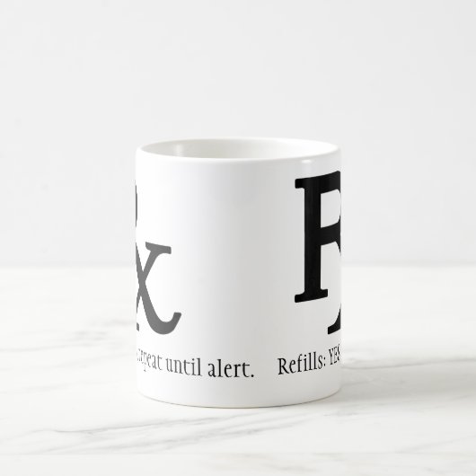 Morning Prescription Coffee Mok (Center)