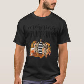 Morning Pumkin Herfst Pumpkin Hallo Herfst Pomp T-shirt (Voorkant)