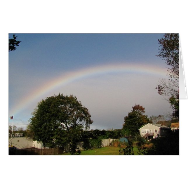 Morning Rainbow ~ card (Voorkant Horizontaal)