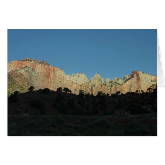 Morning Red Rocks in Zion National Park (Voorkant Horizontaal)