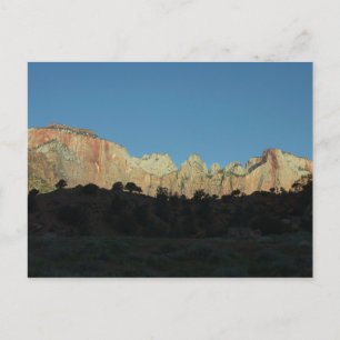 Morning Red Rocks in Zion National Park Briefkaart