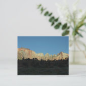 Morning Red Rocks in Zion National Park Briefkaart (Staand voorkant)