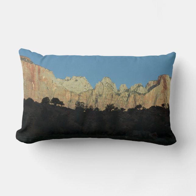 Morning Red Rocks in Zion National Park Kussen (Voorkant)