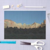 Morning Red Rocks in Zion National Park Tissuepapier (Craft)