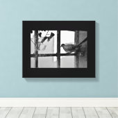 Morning Rest Canvas Afdruk (Insitu (Houten vloer))