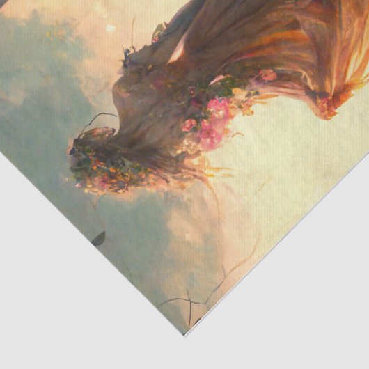 Morning Roos Tissuepapier (Detail)