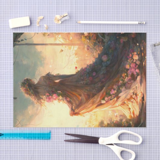 Morning Roos Tissuepapier (Craft)