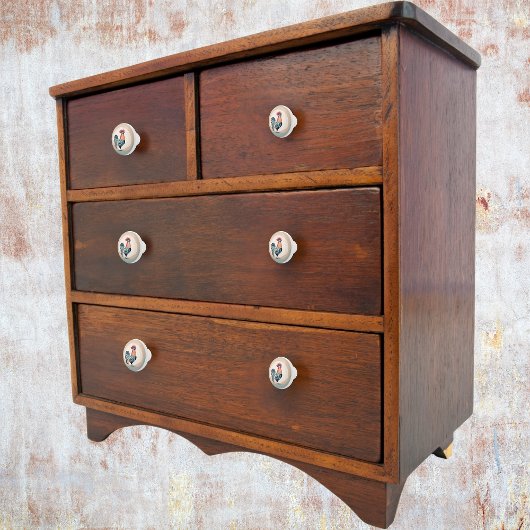 Morning Rooster Keramische Knop