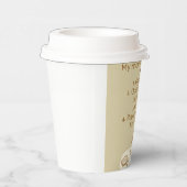 Morning Routine Coffee Mok | Grappige cafeïne afha Papieren Bekers (Rechts)