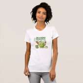 Morning Routine Matcha Club Personaliezed T-shirt (Voorkant volledig)