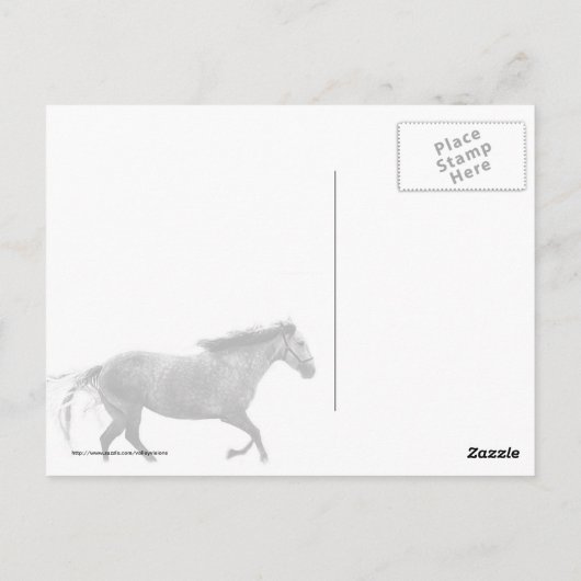 Morning Run Briefkaart (Achterkant)