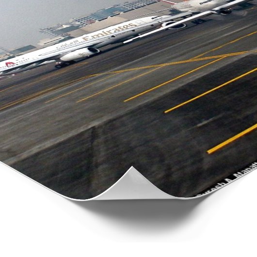 Morning Rush Hour in Dubai Poster (Hoek)