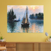 Morning Sail Canvas Afdruk (Insitu (Woonkamer))