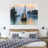 Morning Sail Canvas Afdruk (Insitu (Slaapkamer))
